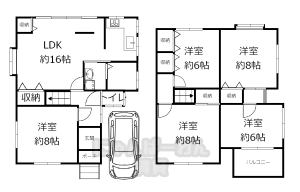 京都府城陽市平川西六反　5 LDK　小型犬可！物件です！