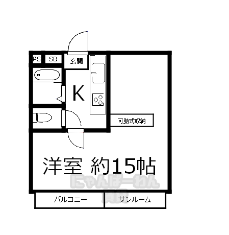 京都府宇治市小倉町西浦 コロネード 106　1 K　猫可！多頭可！物件です！ - 1