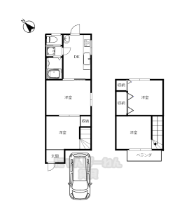 京都府宇治市小倉町南堀池　4 DK　小型犬可！多頭可！物件です！