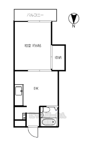 京都府宇治市五ケ庄一里塚　1 DK　猫可！小型犬可！102 202